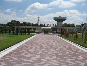 見学者コースの整備（長沢浄水場）