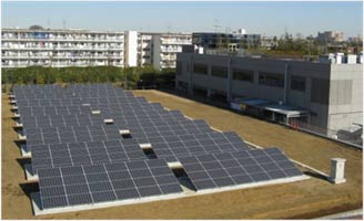 砧浄水場太陽光発電設備