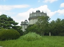 駒沢給水所の配水塔